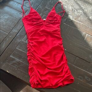 Lucy in the Sky Red Mini Dress